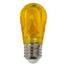 Yellow LED S14 Smooth Light Bulb LI-S14YE-PL